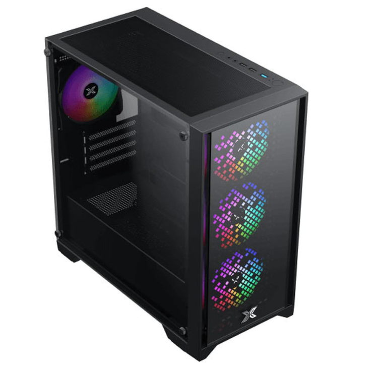 Boîtier Xigmatek NYX II RGB pour PC bureautique anti-crise assemblé par PC-Média@